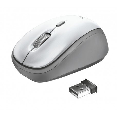 Trust Yvi mouse Ambidestro RF Wireless Ottico 1600 DPI (23386)