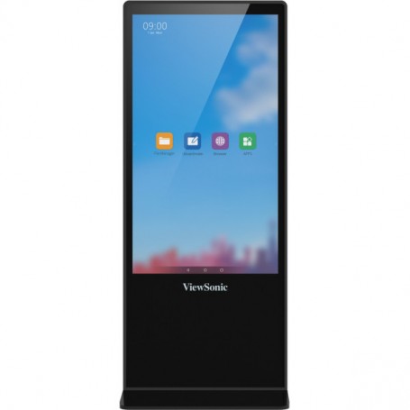 Viewsonic EP5542T visualizzatore di messaggi Design totem 139,7 cm (55") LED 4K Ultra HD Nero Touch screen Android 8.0 (EP5542T)