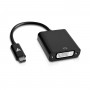 V7 USB-C maschio a DVI-D femminile nero dell'adattatore (V7UCDVI-BLK-1E)