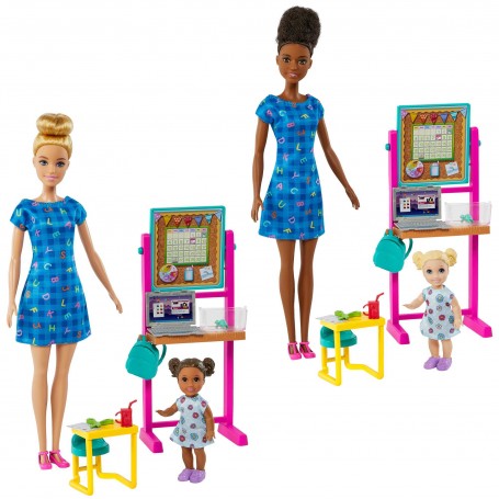 Mattel Barbie Playset a tema Carriera, Bambola in assortimento, Giocattolo per Bambini 3 + anni, Assortito (DHB63)