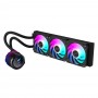 GIGABYTE AORUS WATERFORCE X II 360 Raffreddamento a liquido per CPU AIO - 3x ventole ARGB da 120 mm, LCD a colori, DAISY-CHAIN, 