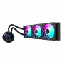 GIGABYTE AORUS WATERFORCE X II 360 Raffreddamento a liquido per CPU AIO - 3x ventole ARGB da 120 mm, LCD a colori, DAISY-CHAIN, 
