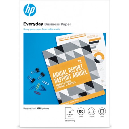 HP Carta patinata professionale Everyday per stampa laser: formato A4, 120 g/m² (7MV82A)