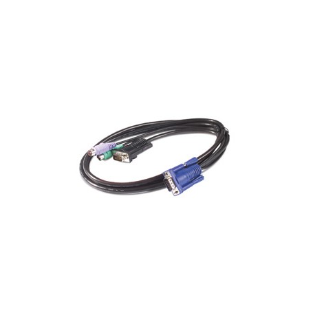 APC KVM PS/2 Cable - 3 ft (0.9 m) Nero 0,91 m (AP5264)