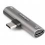 StarTech.com Adattatore USB C di ricarica e audio - Alimentatore USB-C con porta USB-C Audio per cuffie - Caricabatt (CDP2CAPDM)