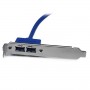 StarTech.com Adattatore piastra slot USB 3.0 A femmina 2 porte (USB3SPLATE)