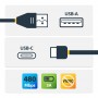 StarTech.com Cavo da USB 2.0 a USB-C di 2 m - Bianco (RUSB2AC2MW)
