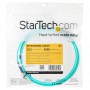 StarTech.com Cavo patch duplex LSZH fibra multimod. 50/125 2 m 10 Gb Aqua LC-LC (A50FBLCLC2)