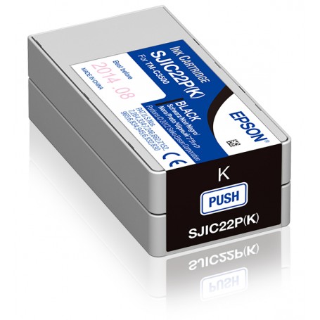Epson SJIC22P(K): Ink cartridge for ColorWorks C3500 (Black) (C33S020601)