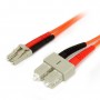 StarTech.com Cavo patch duplex in fibra multimodale 62,5/125 1 m LC - SC (FIBLCSC1)