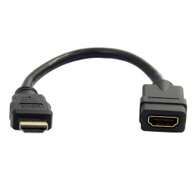 StarTech.com HDMIEXTAA6IN cavo HDMI 0,152 m HDMI tipo A (Standard) Nero (HDMIEXTAA6IN)