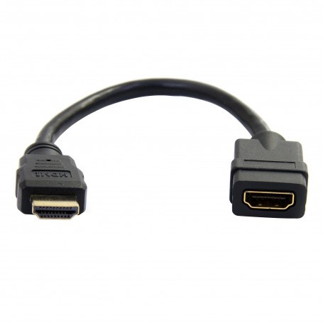 StarTech.com HDMIEXTAA6IN cavo HDMI 0,152 m HDMI tipo A (Standard) Nero (HDMIEXTAA6IN)