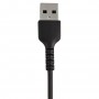 StarTech.com Cavo da USB-A a Lightning da 15cm nero - Robusto e resistente cavo di alimentazione/sincronizzazion (RUSBLTMM15CMB)