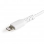 StarTech.com Cavo da USB-A a Lightning da 15cm bianco - Robusto e resistente cavo di alimentazione/sincronizzazi (RUSBLTMM15CMW)