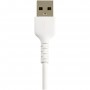 StarTech.com Cavo da USB-A a Lightning da 15cm bianco - Robusto e resistente cavo di alimentazione/sincronizzazi (RUSBLTMM15CMW)