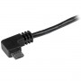 StarTech.com Cavo da Usb a micro USB con connettori ad angolo destro - M/M da 2 m Nero (USB2AUB2RA2M)