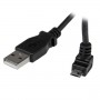 StarTech.com Cavo micro USB 2 m- A a Micro B con angolare verso l'alto (USBAUB2MU)