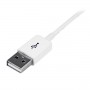 StarTech.com Cavo di prolunga USB 2.0 da 1 m A ad A - M/F, colore bianco (USBEXTPAA1MW)