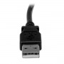 StarTech.com Cavo USB 2.0 A a B con angolare sinistro 3 m - M/M (USBAB3ML)