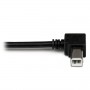StarTech.com Cavo USB 2.0 A a B con angolare sinistro 3 m - M/M (USBAB3ML)