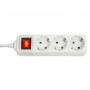 Lindy 73101 prolunghe e multiple 3 presa(e) AC Interno Bianco (73101)