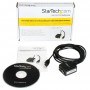 StarTech.com Cavo adattatore USB FTDI RS-232 a seriale 1 porta, isolamento ottico (ICUSB2321FIS)
