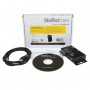StarTech.com Adattatore seriale 1 porta USB a RS-422/RS-485 in metallo per industria con isolamento (ICUSB422IS)