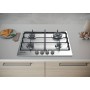 Indesit THP 642 W/IX/I RU piano cottura Acciaio inossidabile Da incasso Gas 4 Fornello(i) (THP642W/IX/IRU)