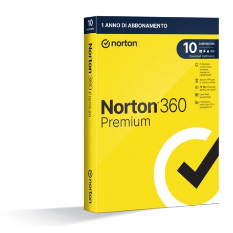 NORTON360 PREM 75GB 1U 10D 12M BOX (21429125)