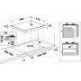 Indesit THP 642 W/IX/I RU piano cottura Acciaio inossidabile Da incasso Gas 4 Fornello(i) (THP642W/IX/IRU)