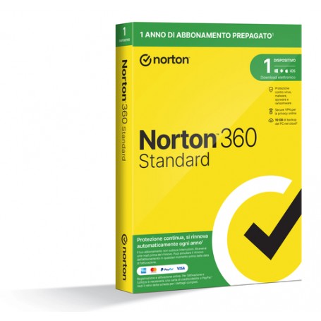NORTON360 STD 10GB 1U 1 DEV 12M BOX (21429122)