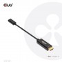 CLUB3D CAC-1333 cavo e adattatore video 0,22 m HDMI tipo A (Standard) USB tipo-C Nero (CAC-1333)