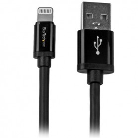 StarTech.com Cavo lungo connettore lightning a 8 pin Apple nero a USB da 2 m per iPhone / iPod / iPad (USBLT2MB)