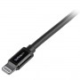 StarTech.com Cavo lungo connettore lightning a 8 pin Apple nero a USB da 2 m per iPhone / iPod / iPad (USBLT2MB)