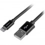StarTech.com Cavo lungo connettore lightning a 8 pin Apple nero a USB da 2 m per iPhone / iPod / iPad (USBLT2MB)