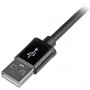 StarTech.com Cavo lungo connettore lightning a 8 pin Apple nero a USB da 2 m per iPhone / iPod / iPad (USBLT2MB)