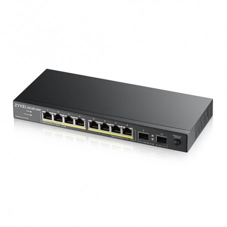 Zyxel GS1100-10HP v2 Non gestito Gigabit Ethernet (10/100/1000) Supporto Power over Ethernet (PoE) Nero (GS1100-10HP-EU0102F)