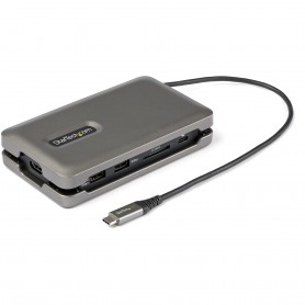 StarTech.com Adattatore Multiporta USB C - Da USB C a HDMI 2.0 4K 60Hz - Hub USB 2 Porte 10Gbps - 100W Power Deli (DKT31CSDHPD3)