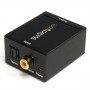 StarTech.com Convertitore audio da coassiale digitale SPDIF o ottico Toslink a RCA stereo (SPDIF2AA)