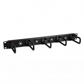 StarTech.com Pannello di gestione cavi per armadi Server Rack da 19" 1U - con anelli a D - Pannello orizzontale p (CABLMANAGERH)