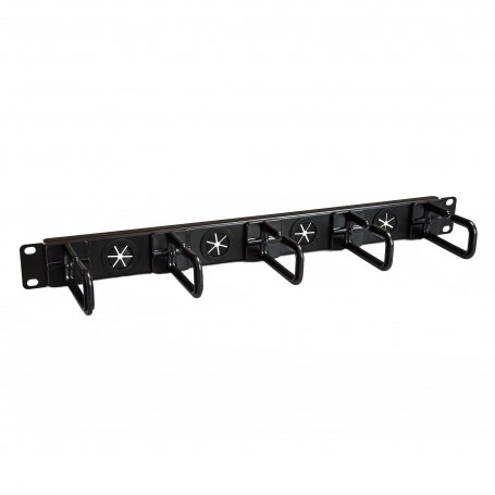 StarTech.com Pannello di gestione cavi per armadi Server Rack da 19" 1U - con anelli a D - Pannello orizzontale p (CABLMANAGERH)