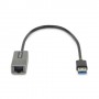 StarTech.com Adattatore USB Ethernet, Convertitore USB 3.0 a Ethernet 10/100/1000 Gigabit per Laptop, Cavo integrat (USB31000S2)