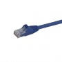 StarTech.com Cavo patch antigroviglio UTP RJ45 Cat6 Gigabit 3 m blu - Cavo patch 3 m (N6PATC3MBL)