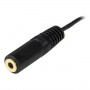 StarTech.com Cavo adattatore Prolunga cuffie mini Jack 3,5mm - Prolunga Cavo audio Casse Maschio/Femmina da 3,6m (MU12MF)