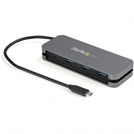 StarTech.com HB30CM3A1CB hub di interfaccia USB 3.2 Gen 1 (3.1 Gen 1) Type-C 5000 Mbit/s Nero, Grigio (HB30CM3A1CB)