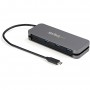 StarTech.com HB30CM3A1CB hub di interfaccia USB 3.2 Gen 1 (3.1 Gen 1) Type-C 5000 Mbit/s Nero, Grigio (HB30CM3A1CB)