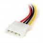 StarTech.com Adattatore cavo di alimentazione Molex a SATA con angolare sinistro 4 pin 15 cm (SATAPOWADPL)