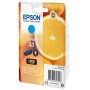 Epson Oranges Cartuccia Ciano T33 Claria Premium (C13T33424022)