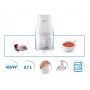 Philips Daily Collection Tritatutto 450 W, recipiente in plastica da 0,7 l, 2 lame (HR1393/00)