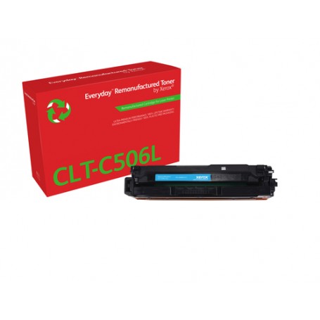 Everyday Toner Ciano ad Resa elevata, Samsung CLT-C506L a Xerox, 3500 pagine- (006R04313)